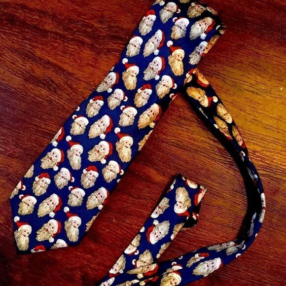 VINTAGE SANTA TIE  - Picture 1 of 5